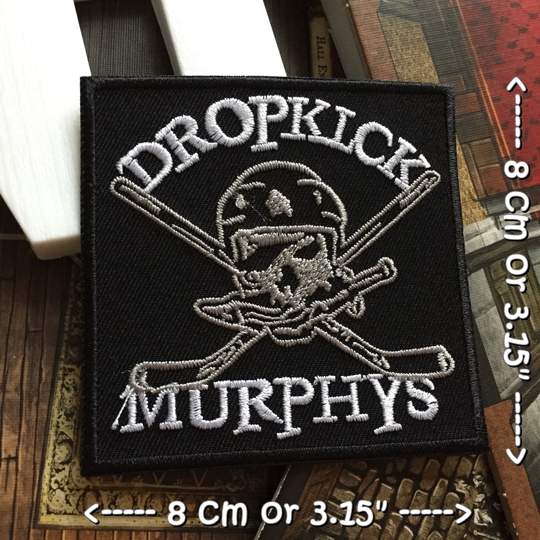 Dropdead Murphy วงดนตรี ร็อค เฮฟวี่เมทัล พังค์ ตัวรีดแบบปัก อาร์มปัก ตัวรีดติดเสื้อ ตัวรีด ติดกระเป๋า ติดหมวก ติดแจ๊คเก็ต Rock Iron on Embroidered Patch
