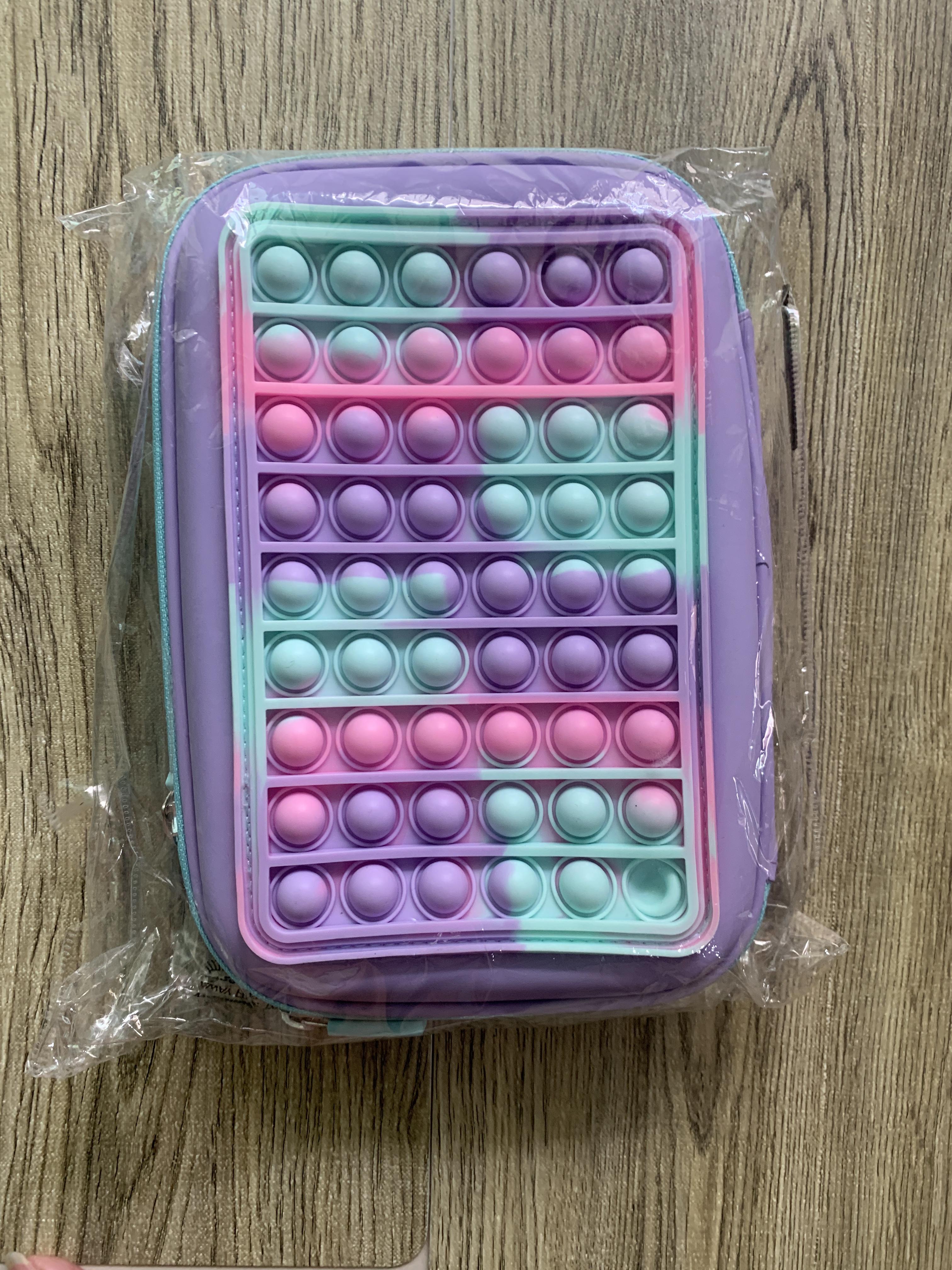 เซ็ตกล่องดินสอ Smiggle hardtop-Popit-pink ม่วง