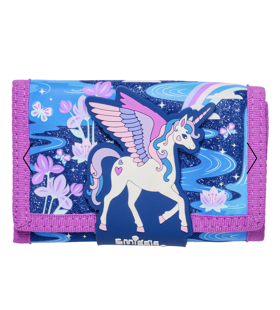 กระเป๋าตัง ไม่มีสาย Smiggle Wallet - Away- ยูนิคอร์น