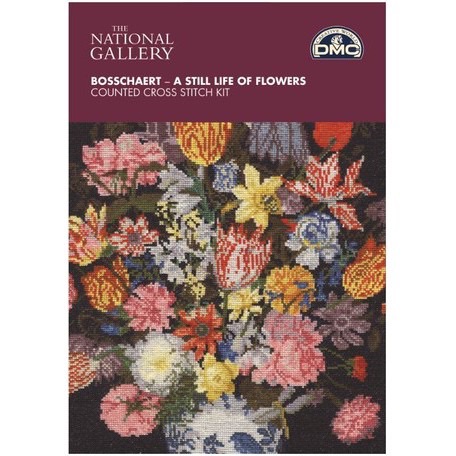 DMC ชุดครอสติส The national gallery- Bosschaert a still life of flowers