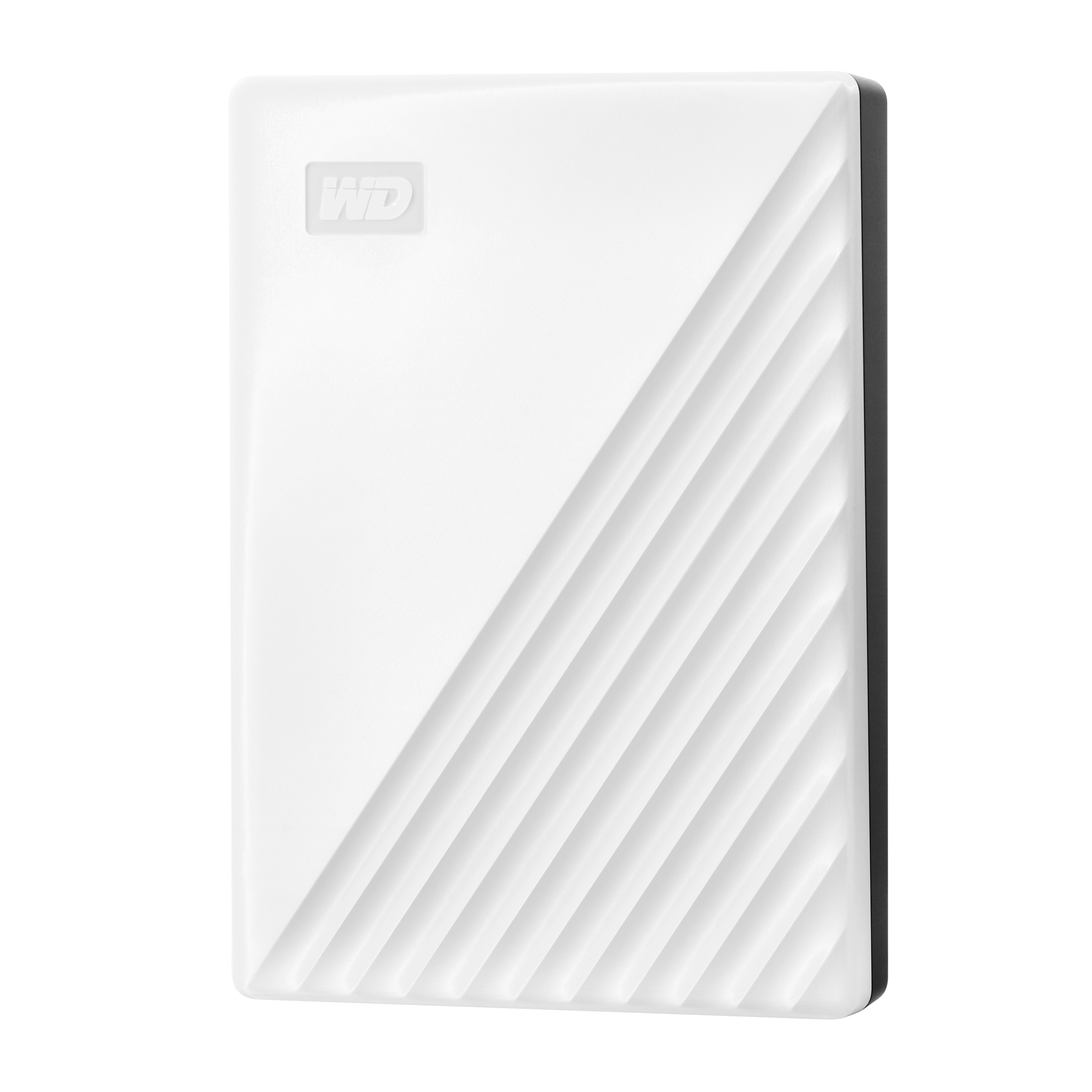 WD My Passport HDD 1TB 2TB 4TB 5TB External Harddisk ฮาร์ดดิสพกพา White สีขาว ,USB 3.2 Gen 1 , USB A 2.0 Western Digital