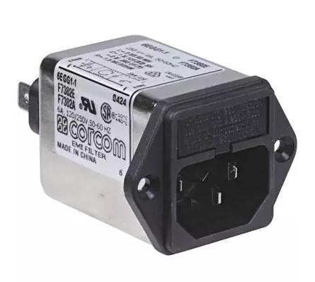 TE Connectivity Power Entry Connector Receptacle, Male Blades - Module IEC 320-C14 Panel Mount, Flange