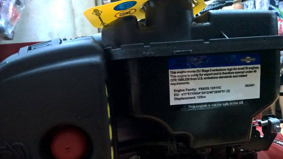 เครื่องตัดหญ้า BRIGGS & STRATTON SERIES 450E ตัวถัง ROWEL หญ้าออกข้าง 20"