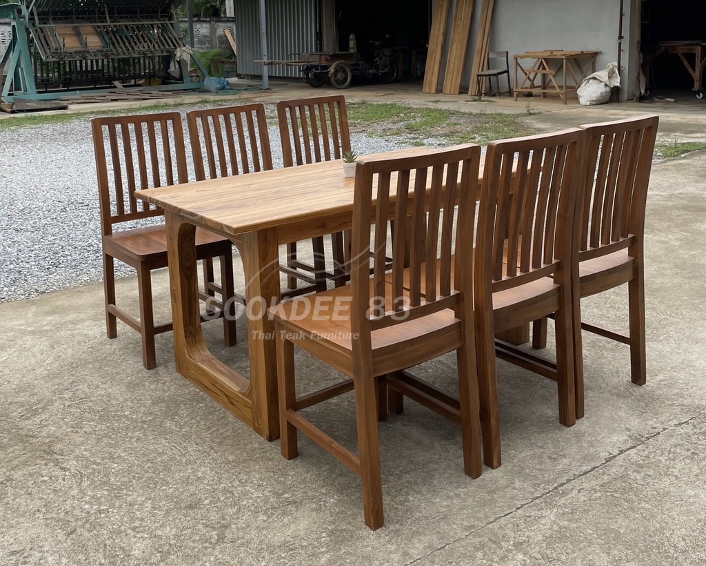 ชุดโต๊ะกินข้าวขายู เก้าอี้สวีเดน