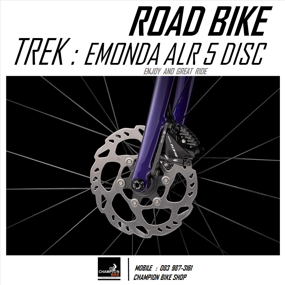 จักรยานเสือหมอบ TREK EMONDA ALR 5 DISC ROAD BIKE - 2022 สีม่วง-ส้ม