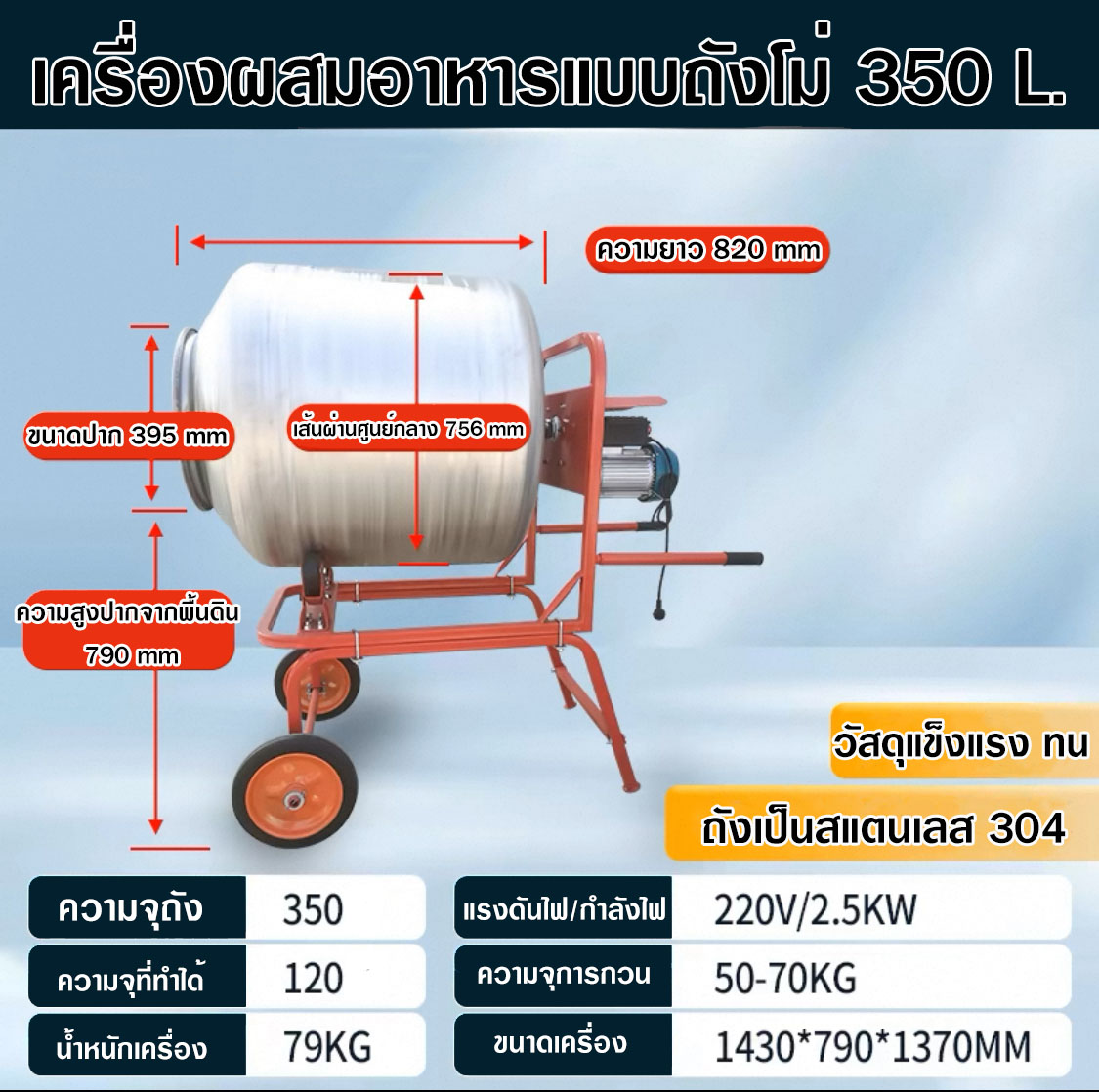 เครื่องผสมแป้ง เครื่องนวดแป้ง เครื่องผสมอาหาร