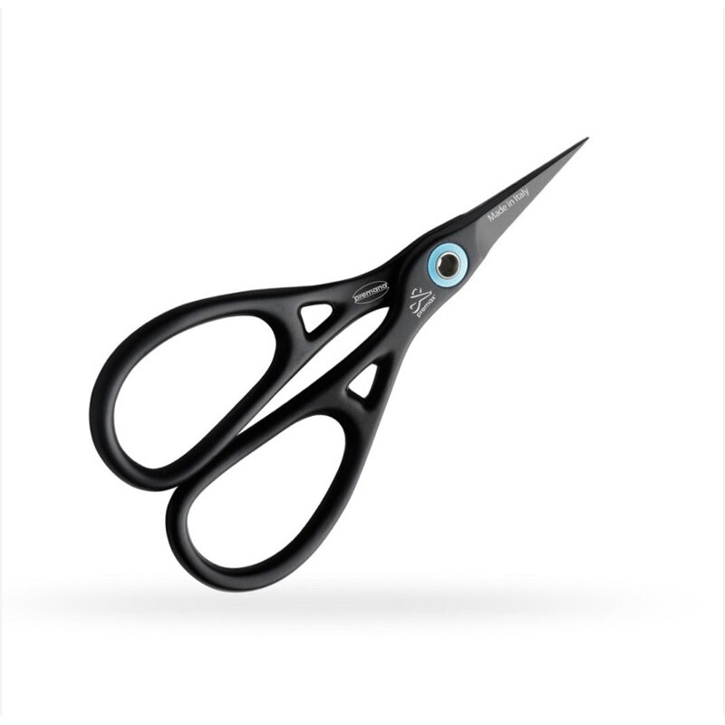 Premax Embroidery Scissors กรรไกรระบบ Ring lock สีดำ อิตาลีแท้ 🇮🇹 ขนาด 3 3/4 นิ้ว (87987)