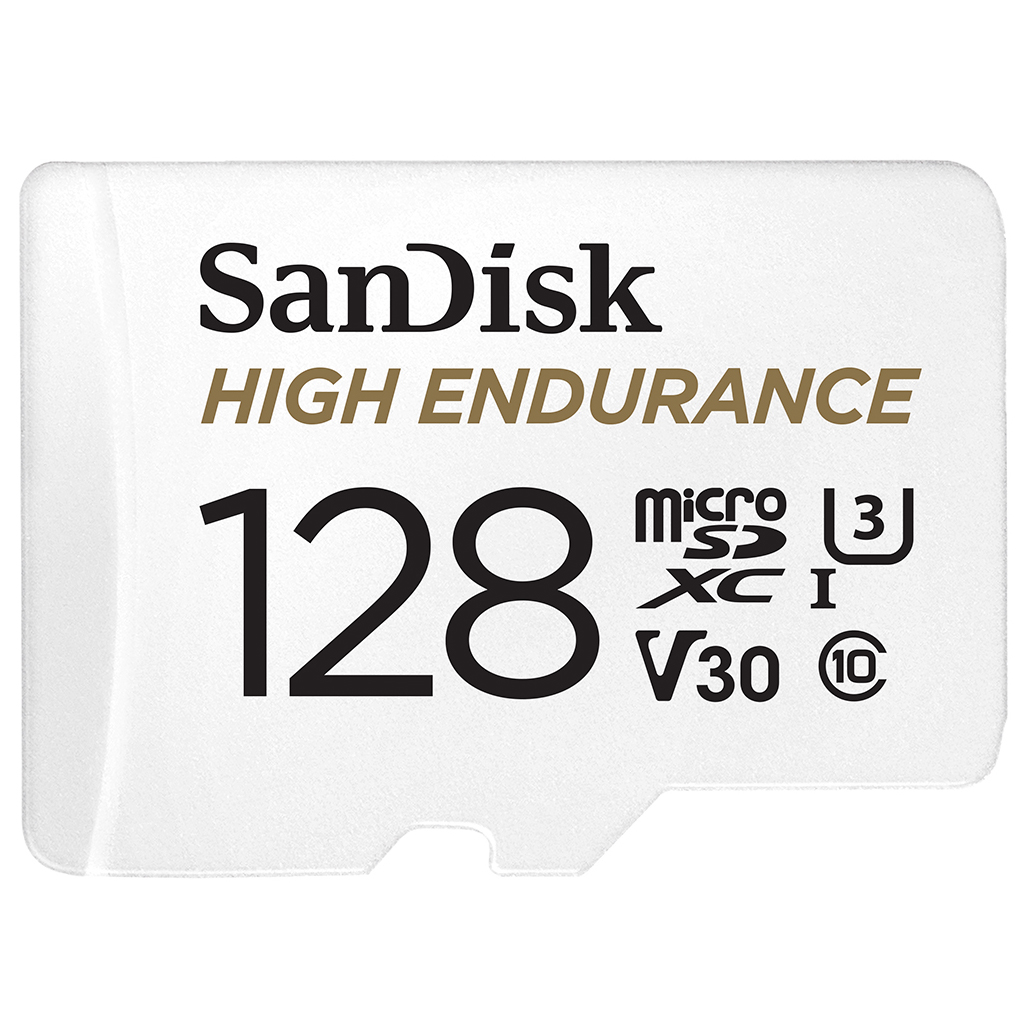 SanDisk High Endurance128GB microSD Card (SDSQQNR_128G_GN6IA) เมมโมรี่ การ์ด แซนดิสก์ กล้องติดรถยนต์ กล้องวงจรปิด ประกัน Synnex 2 ปี