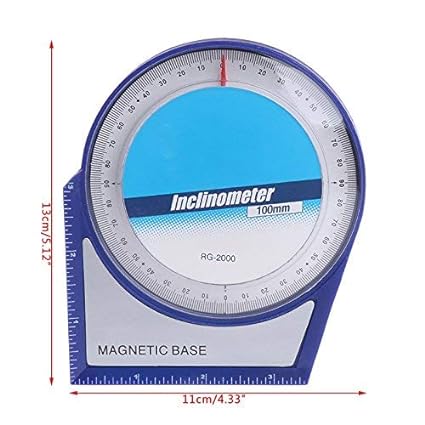 Inclinometer Protractor with Magnetic Base เครื่องวัดมุมเอียง/ระดับพร้อมฐานแม่เหล็ก,RG-2000