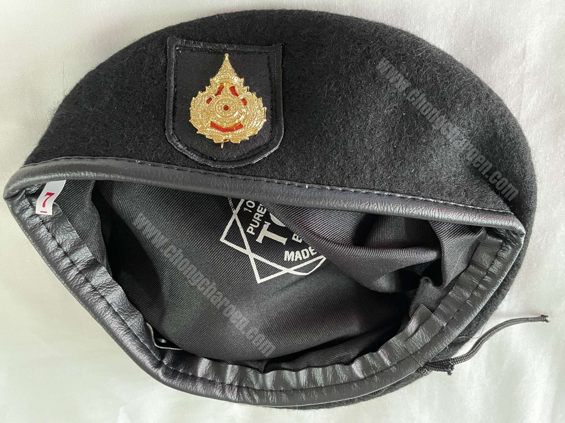 หมวกไบเล่ย์ เบเร่ต์ ทหาร สักหลาด พร้อม หน้าหมวก