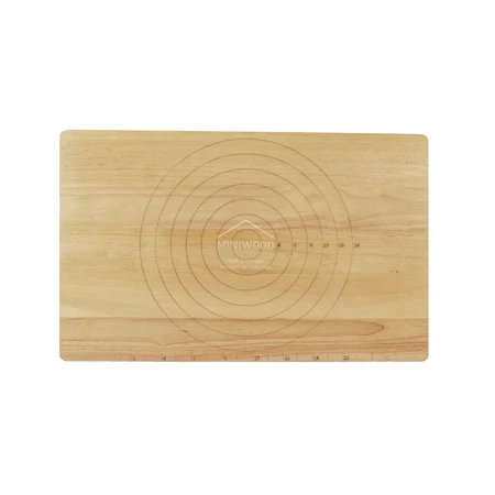 กระดานนวดแป้งไม้ยางพารา Pastry Board 15" x 24" นิ้ว