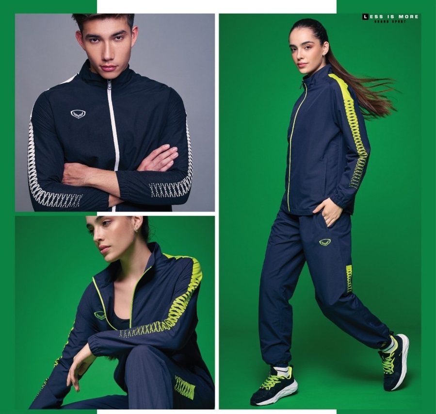 Grand sport กางเกงแทร็กสูท (กางเกงผ้าร่ม) Track suit pant รหัส 10-228