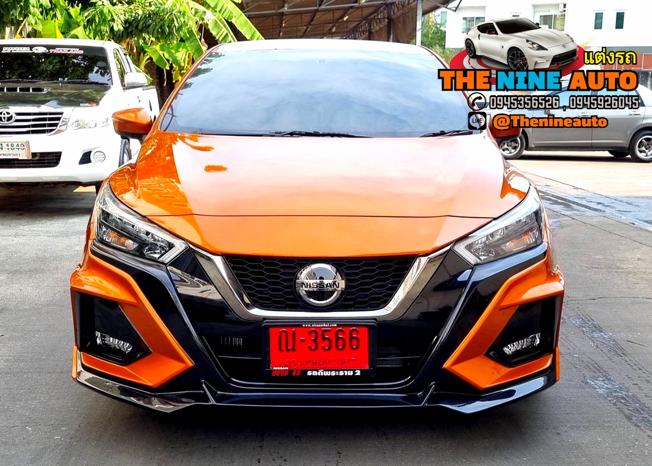 ชุดแต่ง Almera 2020 รุ่น Amotriz LUM-GA ชุด 4 ชิ้น