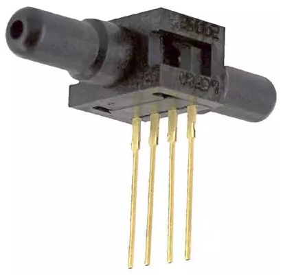 Honeywell Pressure Sensor, Miniature, Silicon, 15 psi, Voltage, Differential, 10 V, Straight