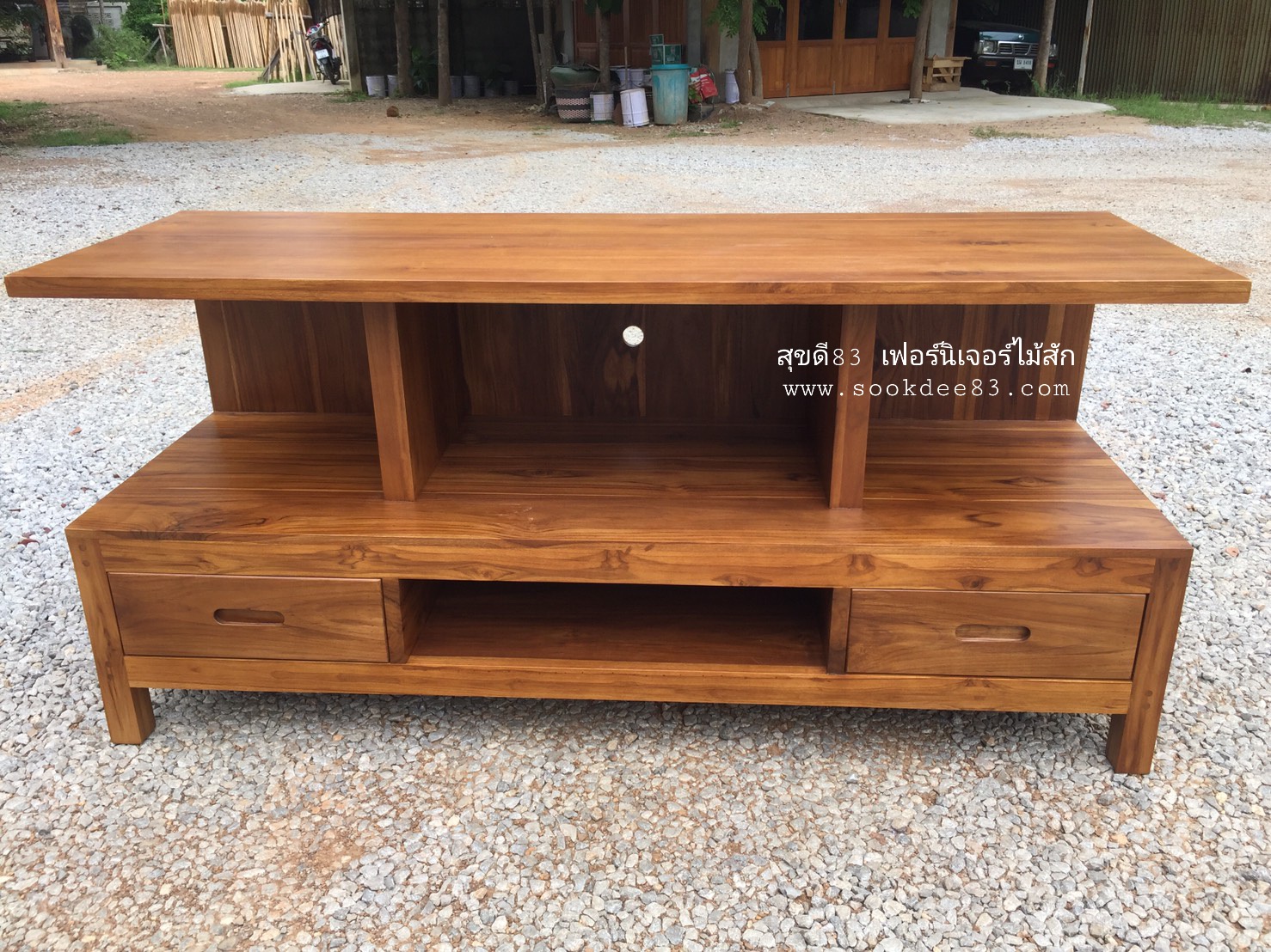 ตู้วางทีวีโมเดิร์นแบบเตี้ย