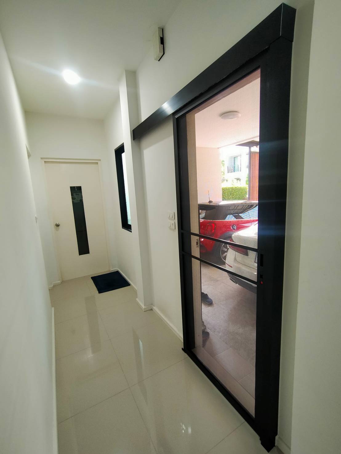 มุ้งประตูเลื่อนรางแขวน