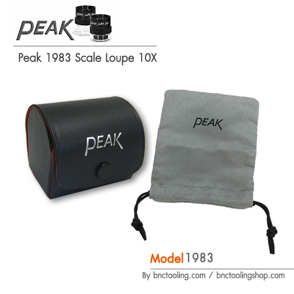 Peak ,10X กล้องเลนส์ขยายแบบมีสเกล,Scale Loupe 10X,1983 stand len