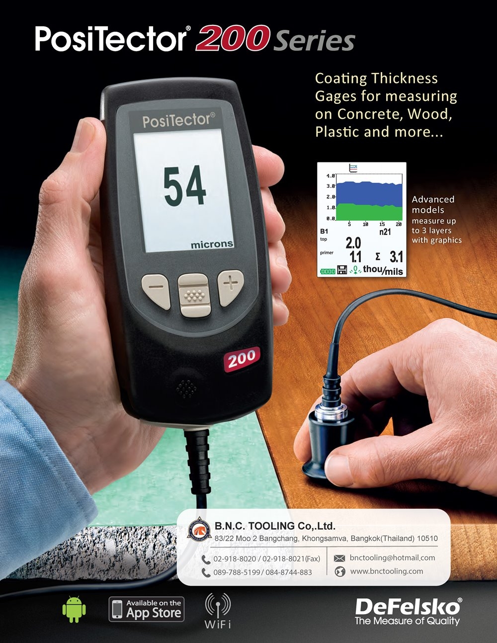 DeFelsko,Coating thickness,PosiTector 200