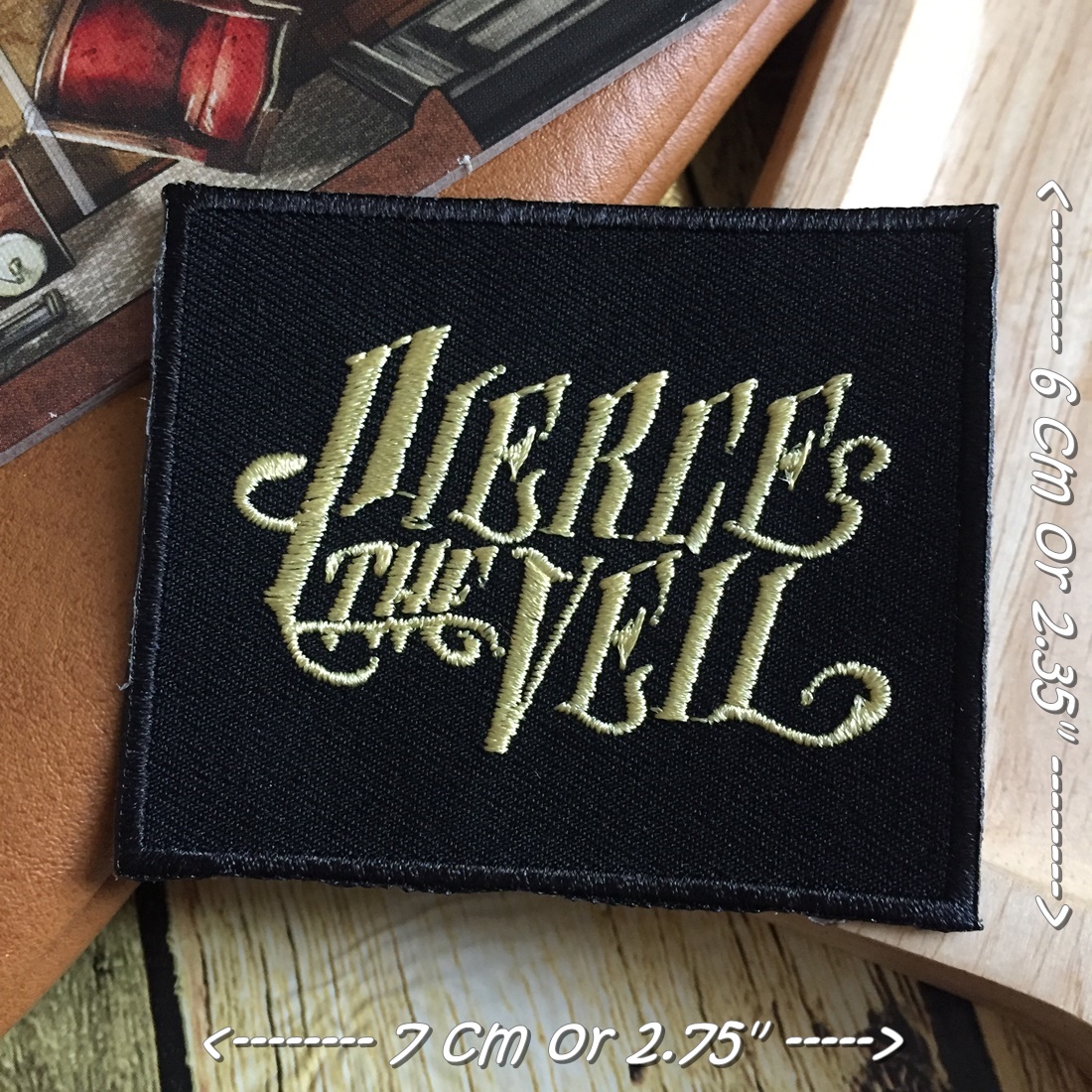 Piece the Veil วงดนตรี ร็อค เฮฟวี่เมทัล พังค์ ตัวรีดแบบปัก อาร์มปัก ตัวรีดติดเสื้อ ตัวรีด ติดกระเป๋า ติดหมวก ติดแจ๊คเก็ต Rock Iron on Embroidered Patch