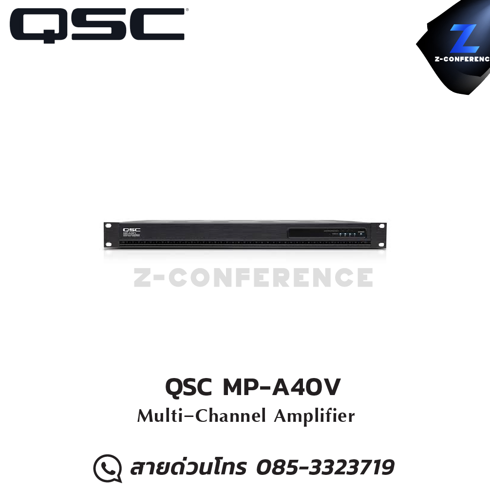 QSC MP-A40V Amplifier , แอมป์ , amplifier, power amp, power amplifier
