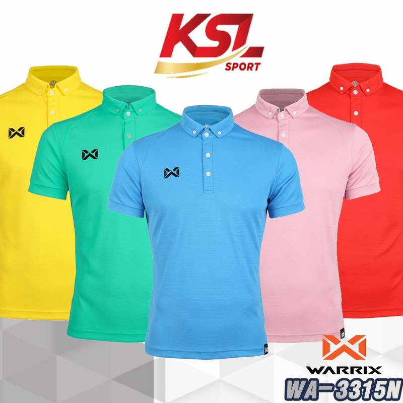 เสื้อโปโล WARRIX วอริกซ์ ของแท้ 100% เนื้อผ้า Micro Polyester100% ทำความสะอาดง่าย ซักแล้วไม่ต้องรีด นุ่มใส่สบาย ดูดซับเหงื่อได้ดี แห้งเร็ว ทรงสวย ใส่ได้ทุกโอกาส
