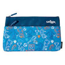กระเป๋าดินสอ 2 ซิป Smiggle allround pencilcase-Jump blue