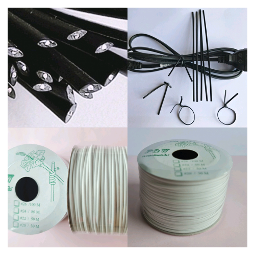 ลวดมัดสายไฟ ลวดเคลือบพลาสติก ลวดพลาสติก ลวดหุ้มพลาสติก ลวดเคลือบพลาสติก SKU-00208