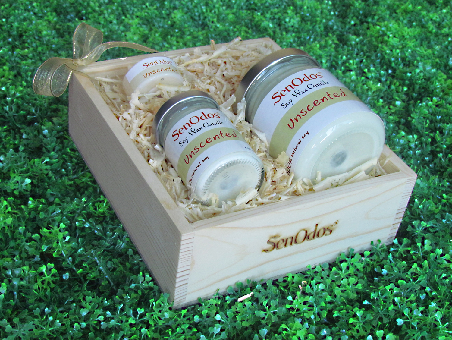 SenOdos Lover Set ชุดของขวัญ ชุดกิ๊ฟเซ็ต Gift Set เทียนหอม อโรม่า Unscented Scented Soy Candle Aroma Set ชุดเทียนไขถั่วเหลืองแท้ บรรจุในกล่องไม้สน รูปทรงเหลี่ยม สวยงาม คุณภาพดี นำเข้าจากนิวซีแลนด์