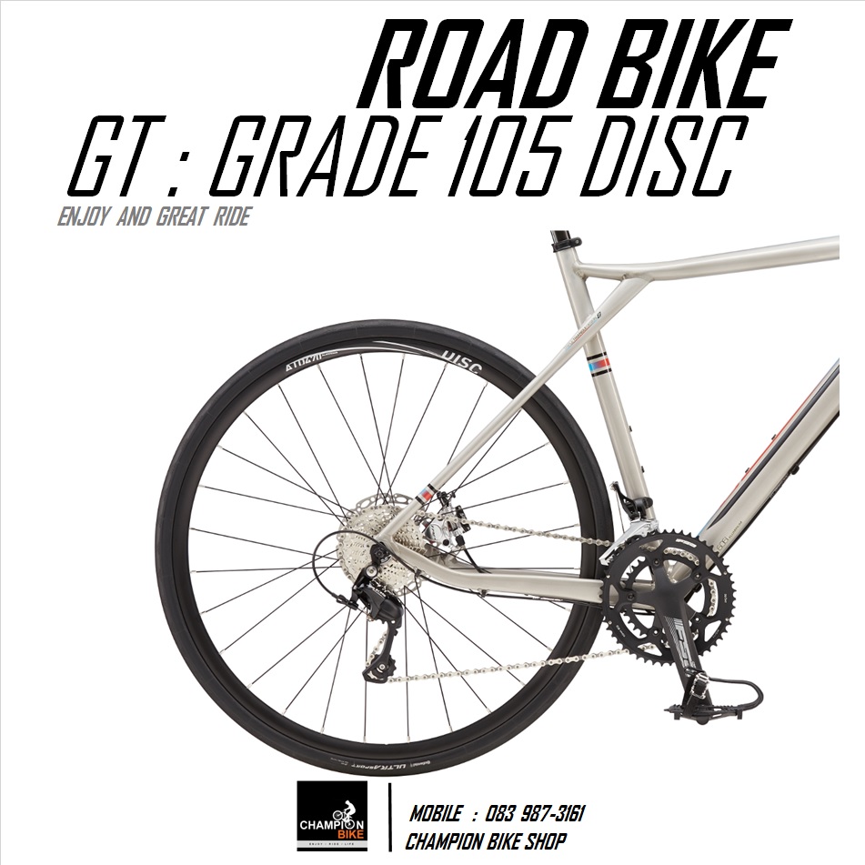จักรยานเสือหมอบ GT : GRADE ALLOY 105 DISC ROAD BIKE - 2016