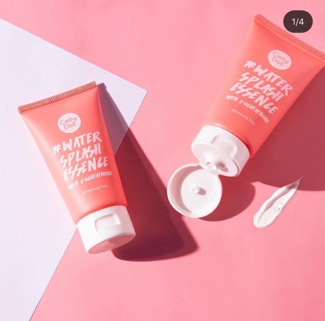 Cathy Doll Water Splash Essence with L-Glutathione 50 G. เคที่ดอลล์ ครีมน้ำแตก วอเตอร์สแปลชเอสเซนต์บำรุงผิวหน้า 50 กรัม