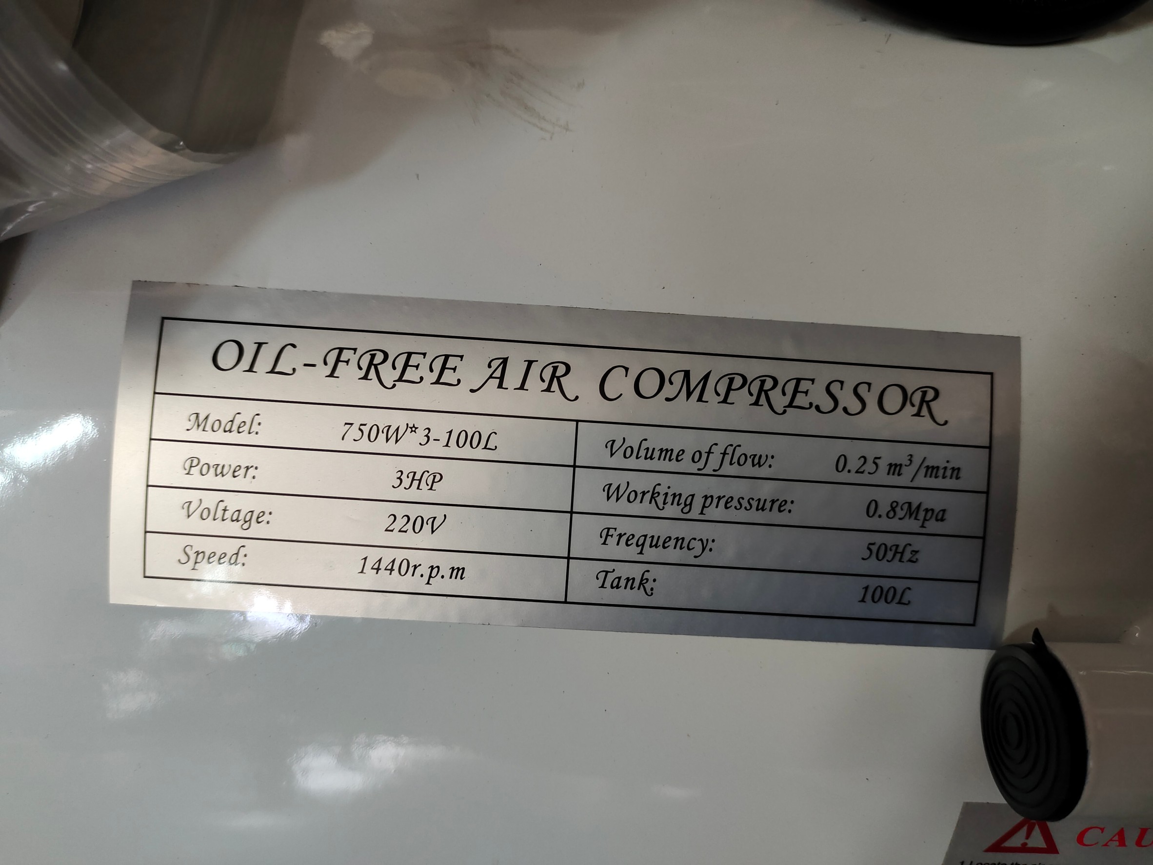 ปั๊มลม FC-Oil Free 750-100L/3