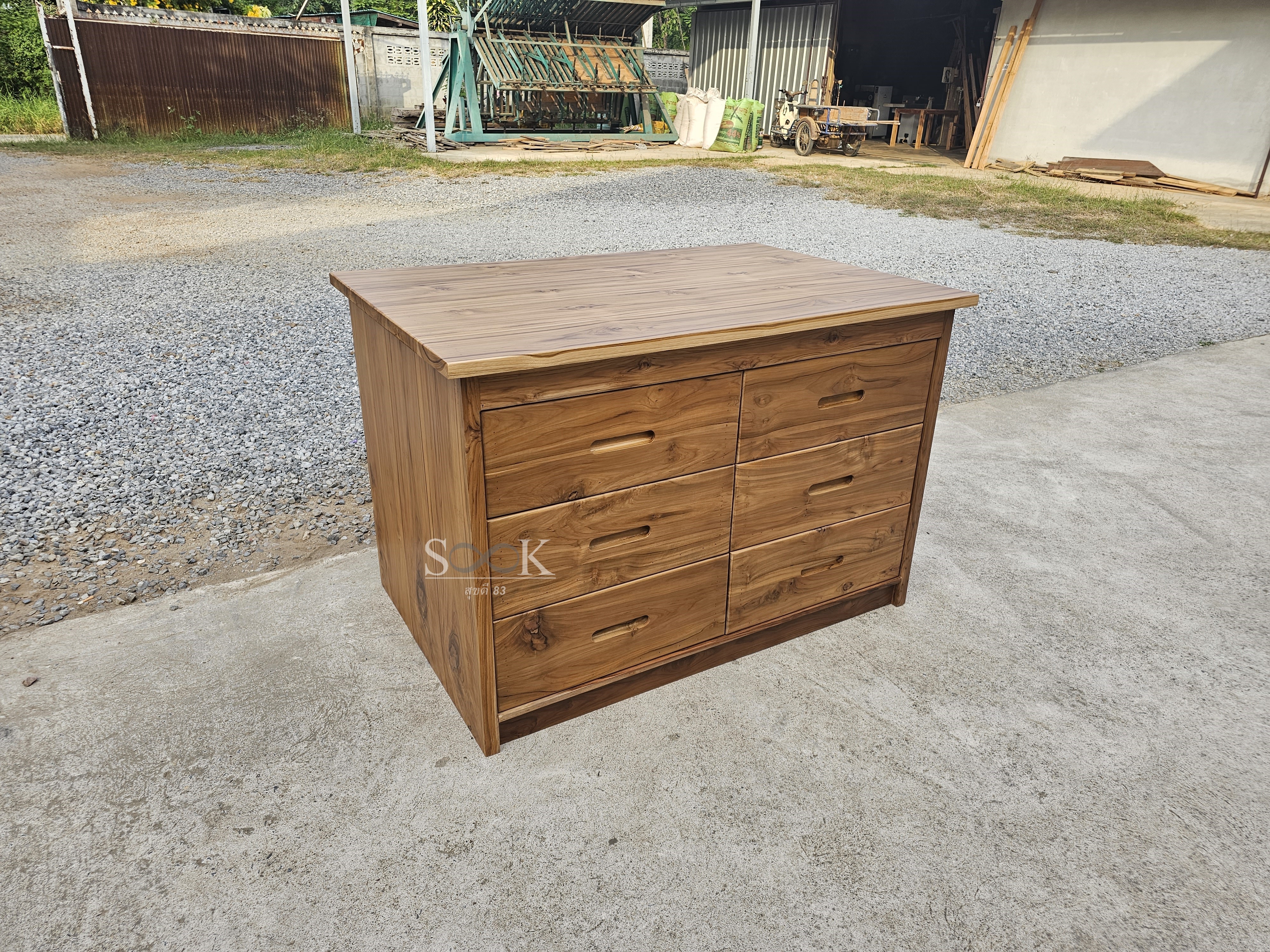 โต๊ะเคาน์เตอร์ไอส์แลนด์ 6 ลิ้นชัก