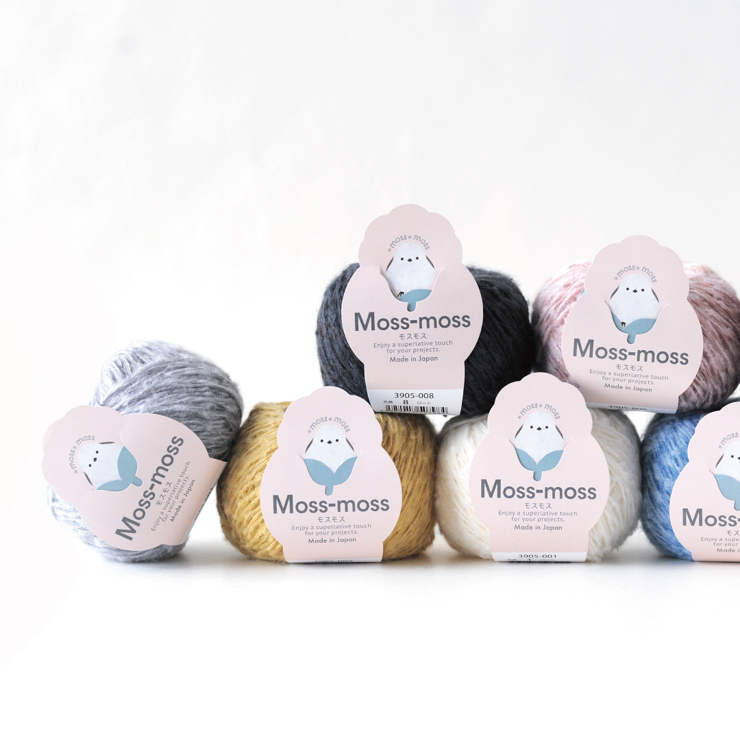 HAMANAKA MOSS-MOSS ไหม wool เนื้อนุ่ม ขนาด 25 กรัม Made in Japan