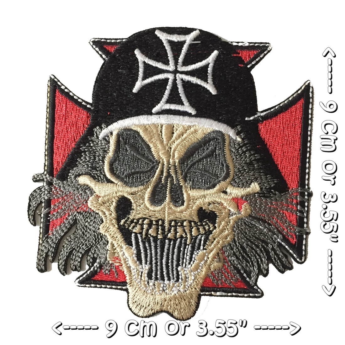 Slayer วงดนตรี ร็อค เฮฟวี่เมทัล พังค์ ตัวรีดแบบปัก อาร์มปัก ตัวรีดติดเสื้อ ตัวรีด ติดกระเป๋า ติดหมวก ติดแจ๊คเก็ต Rock Iron on Embroidered Patch