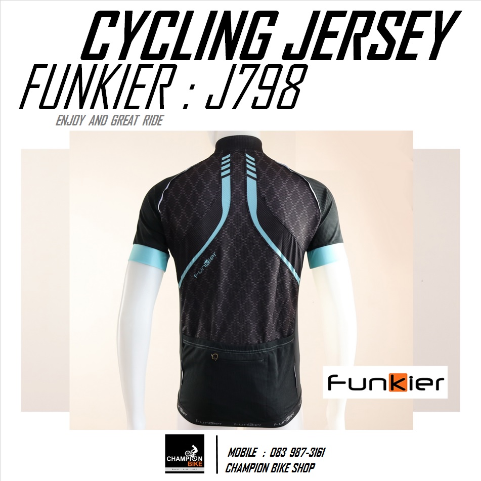 เสื้อจักรยาน FUNKIER : J798 TIVOLI MEN PRO SS CYCLING JERSEY