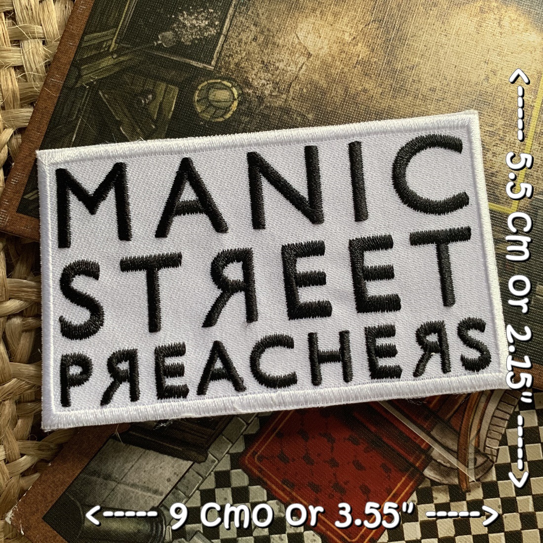 Manic Street Preacher วงดนตรี ร็อค เฮฟวี่เมทัล พังค์ ตัวรีดแบบปัก อาร์มปัก ตัวรีดติดเสื้อ ตัวรีด ติดกระเป๋า ติดหมวก ติดแจ๊คเก็ต Rock Iron on Embroidered Patch