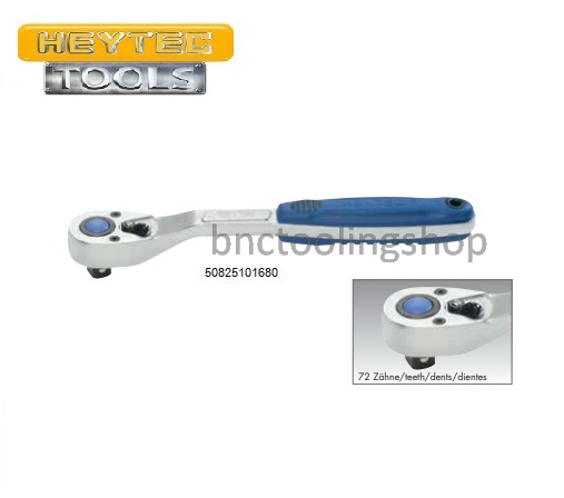 ด้ามฟรีซ้าย-ขวา 1/4" , Reversible Ratchet Offset Handle 1/4" With Quick Release button,HEYTEC,50825101680