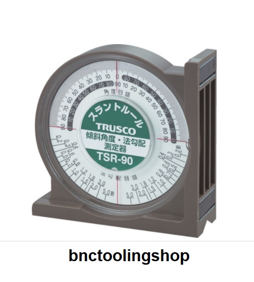 เครื่องวัดความลาดเอียงชนิดเข็มTSR90, Gradient Meter Slant Rule,TRUSCO-TSR-90