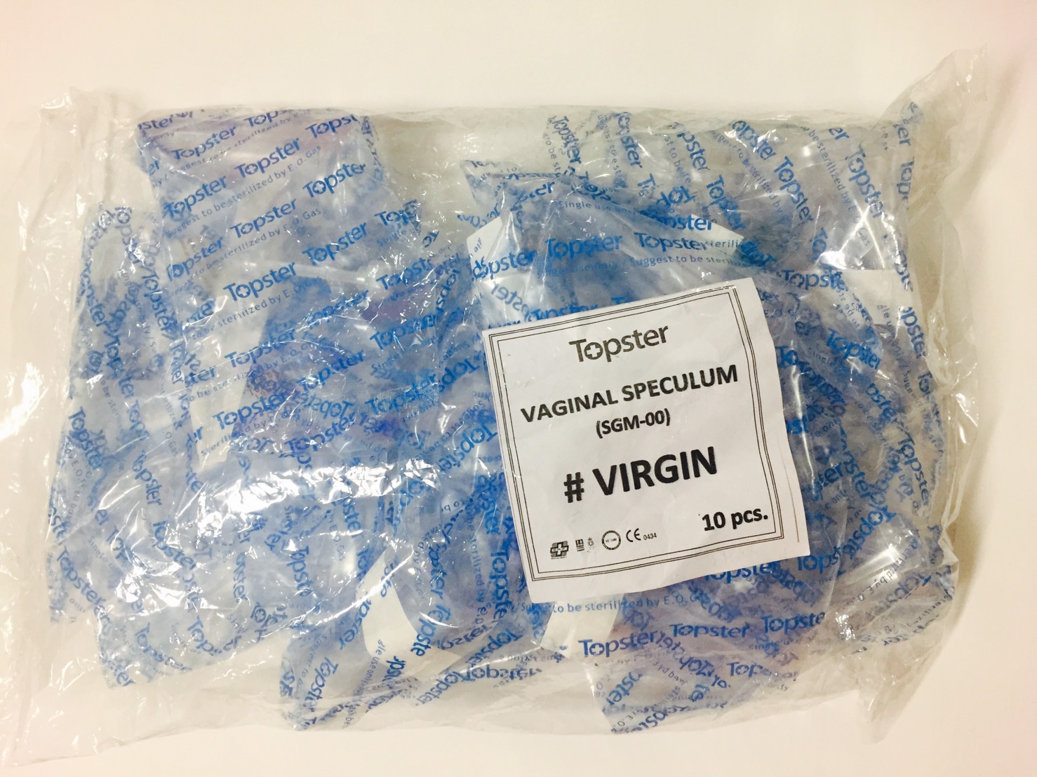 คีมปากเป็ด TOPSTER ( VAGINAL SPECULUM ) (1 ห่อ บรรจุ 10 อัน) *** สินค้าหมด***
