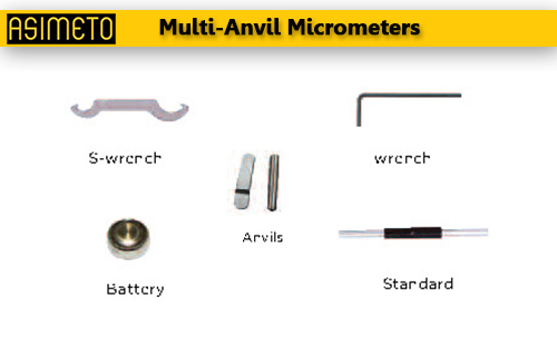 ASIMETO,P23,Multi-Anvil Micrometers,121-01-0