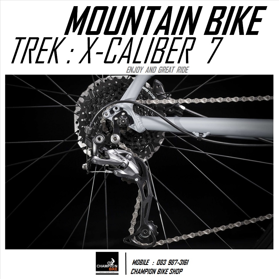 จักรยานเสือภูเขา TREK : X-CALIBER 7 MOUNTAIN BIKE - 2020 สีเทาด้าน