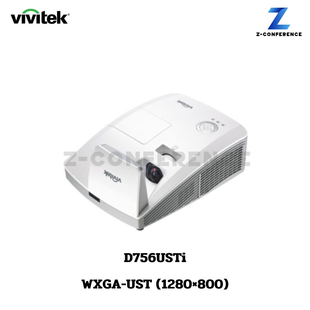 Projector Vivitek D756USTi Lamp Projector (3,300 lumens) projector , โปรเจคเตอร์ , เครื่องฉายโปรเจคเตอร์ , โปรเจคเตอร์ดูหนัง , เครื่องโปรเจคเตอร์