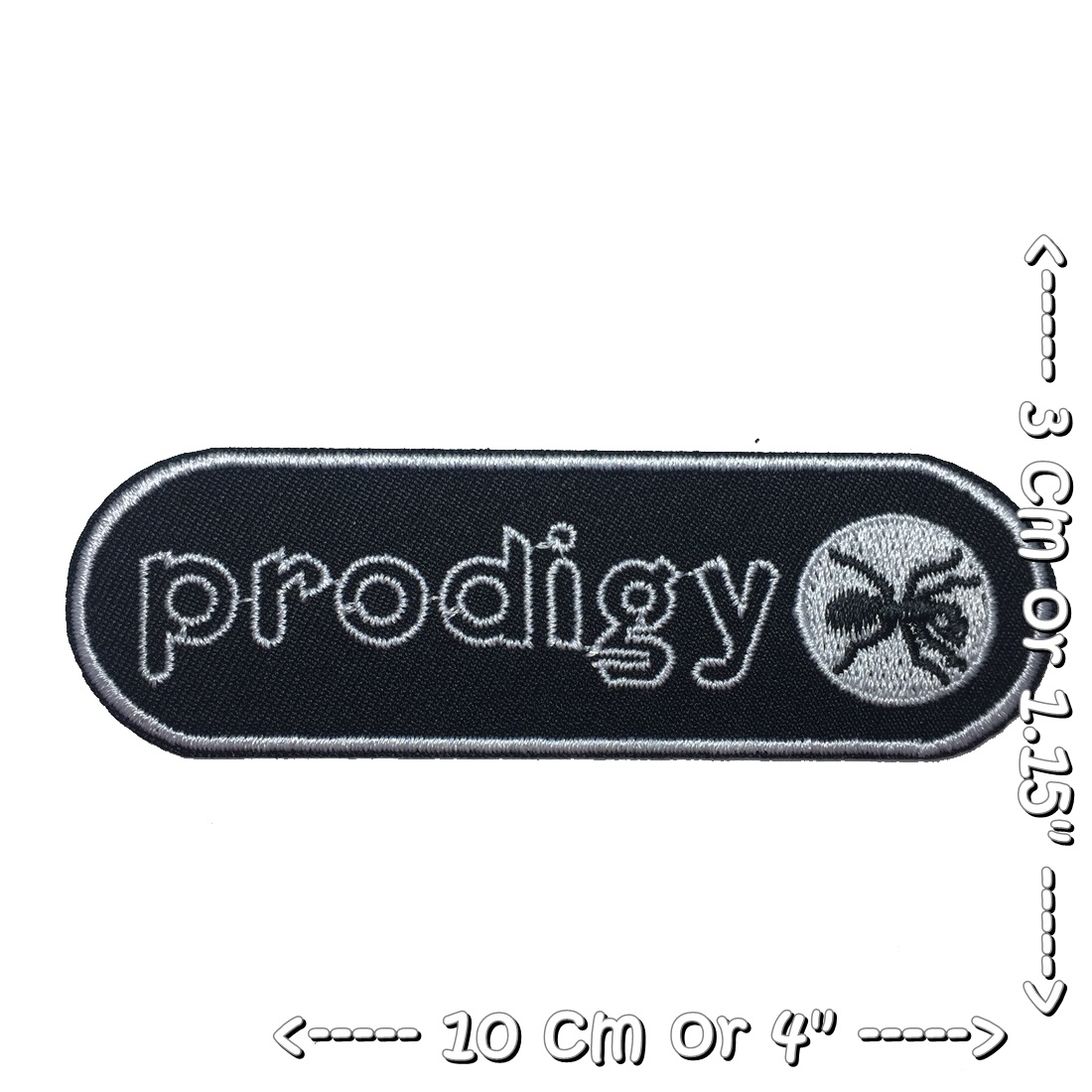 Prodigy ตัวรีดติดเสื้อ อาร์มรีด อาร์มปัก ตกแต่งเสื้อผ้า หมวก กระเป๋า แจ๊คเก็ตยีนส์ rock Embroidered Iron on Patch