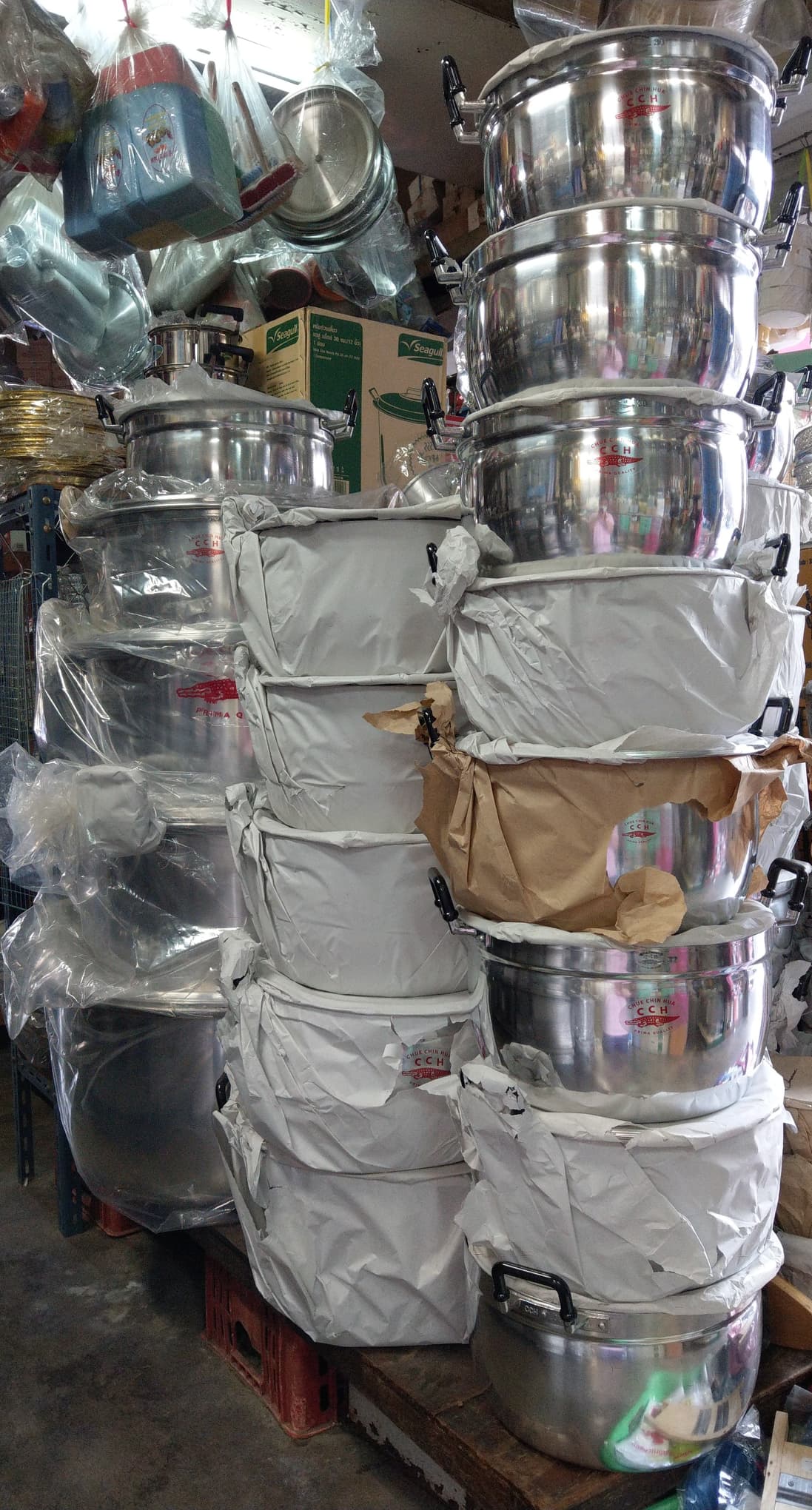 หม้ออลูมิเนียม แยกใบ (16-32 ซม.) ตราจระเข้ (ราคาต่อชิ้น)