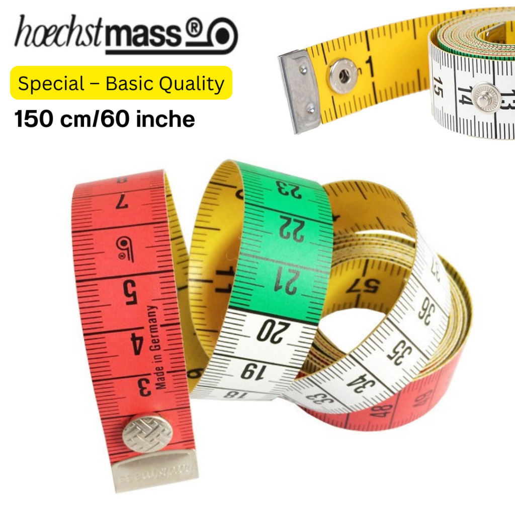 Hoechstmass Special -สายวัดอเนกประสงค์ พร้อมกระดุม สำหรับเก็บ Made in germany