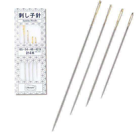 Olympus เข็ม Sashiko needle ก้นทอง made in japan 🇯🇵