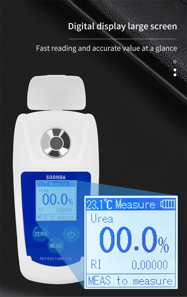 0-55% Digital Car Urea Concentration Meter Instrument Urea detector for diesel car exhaust treatment fluid urea solution tester0