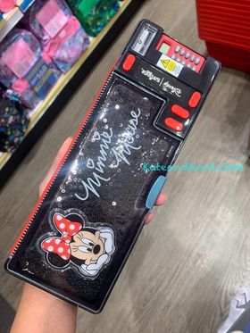 กล่องดินสอ กดปุ่ม Smiggle pop out Pencil Case- มินนี่ ดำแดง