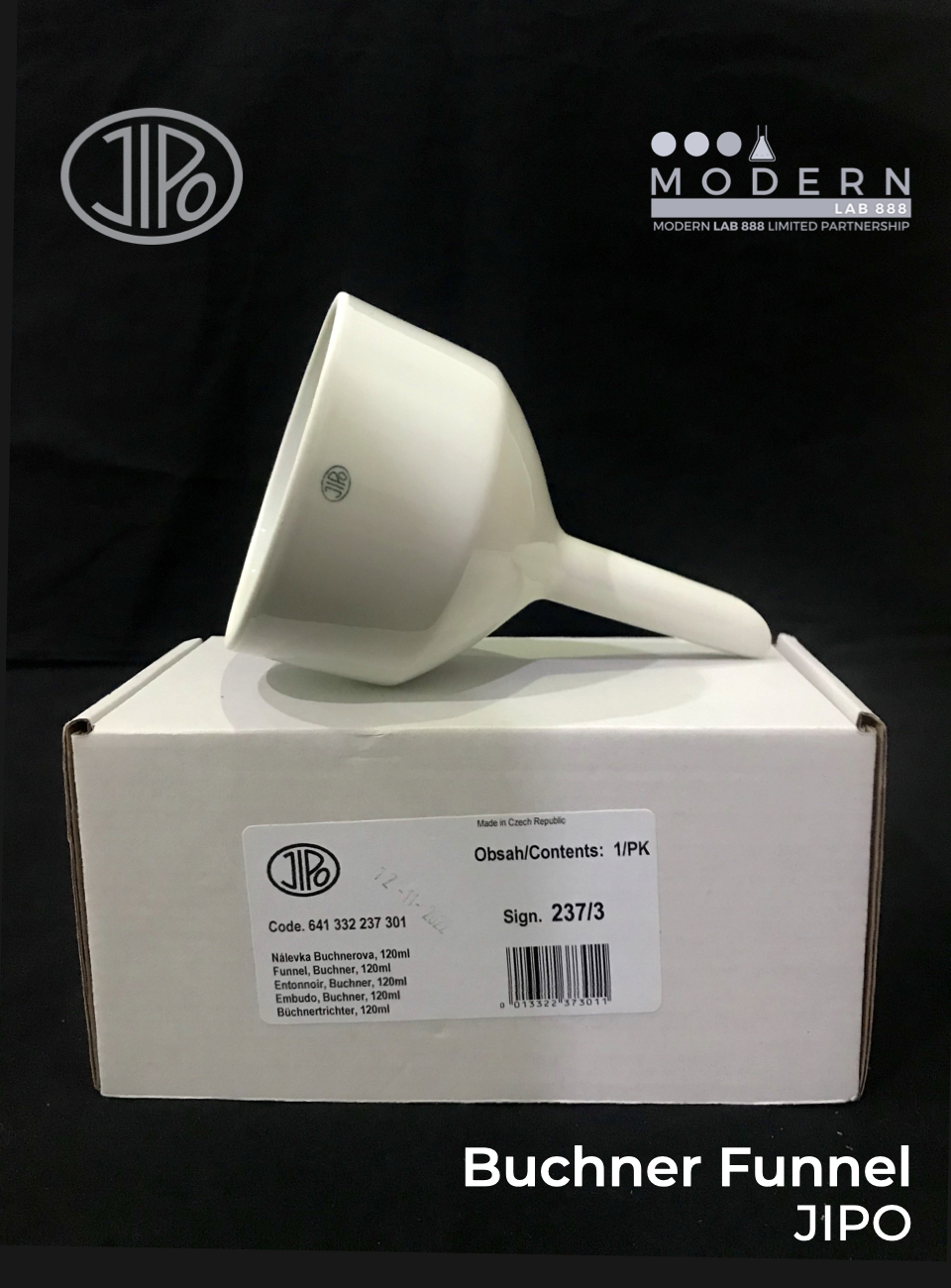 กรวยกรองบุชเนอร์ / Buchner Funnel, JIPO