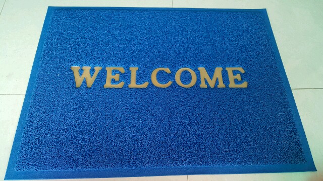 ขายพรมดักฝุ่น welcome ขนาด 40cm. x60 cm.
